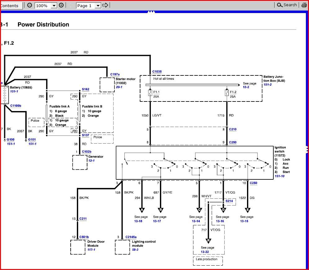 [DIAGRAM] Grand Marquis Ignition Diagram